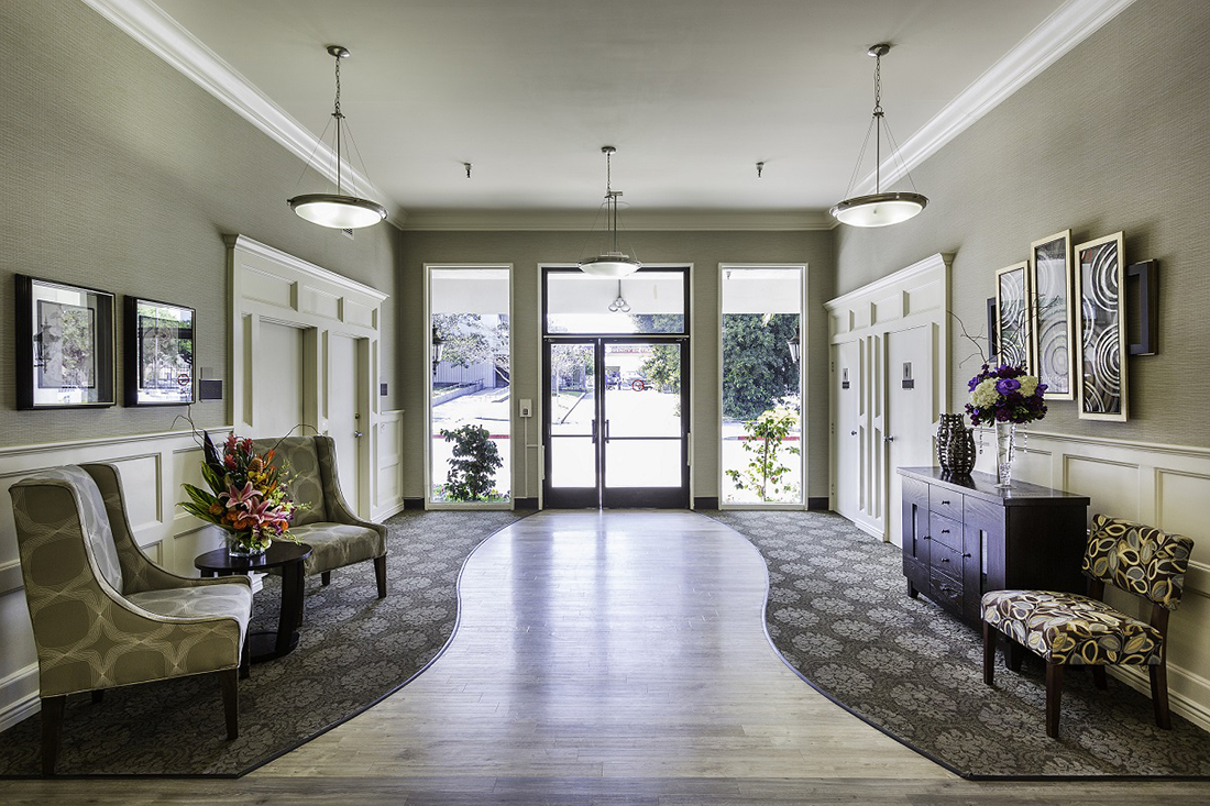 San Rafael's beautiful and welcoming lobby